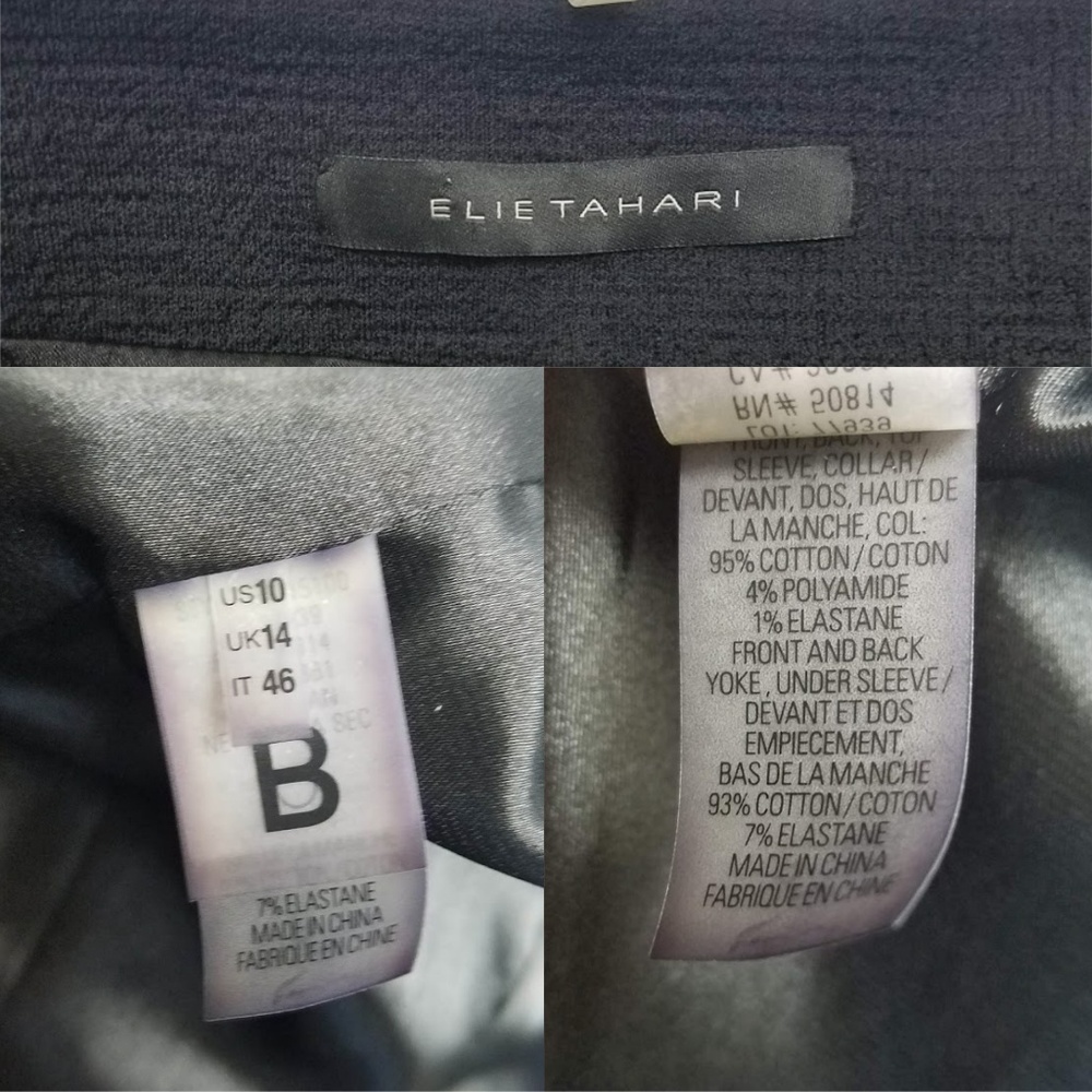 Elie Tahari Asymmetric Zip Jacket - Picture 8 of 8